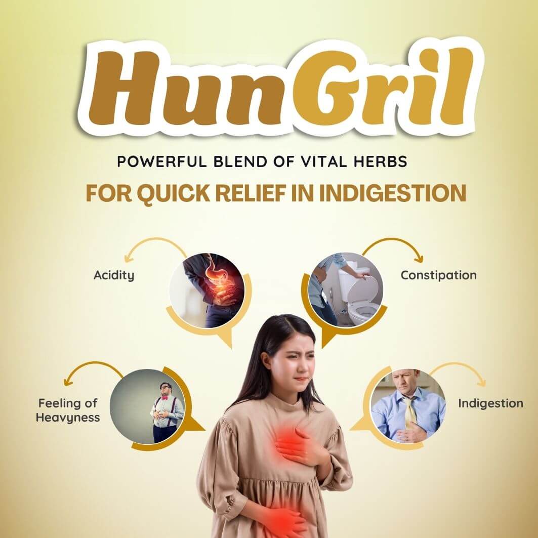 Hungril Hungril Syrup, Hungril Digestive Syrup Herbal Blend for Indigestion, Bloating, and Constipation Relief, 200 ml